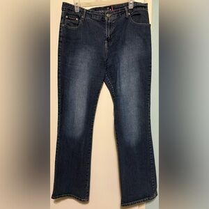 Classic Boot Cut Jeans - Deep Blue